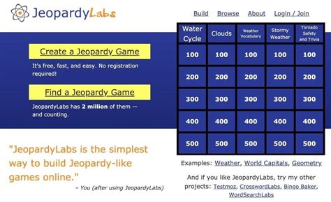 jeopardy online game|JeopardyLabs .